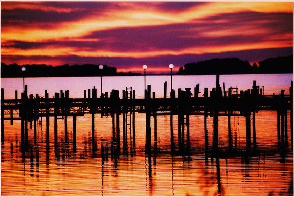 Portage Lake Sunset